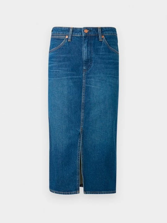 Zdjęcie produktu Spódnica jeansowa Wrangler niebieski denim