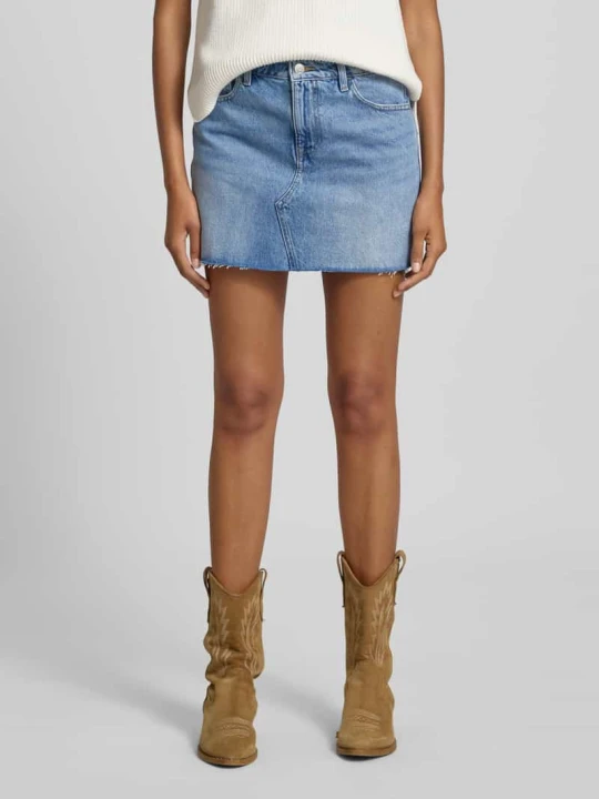 Zdjęcie produktu Spódnica jeansowa z 5 kieszeniami Gina Tricot Jeansowy niebieski