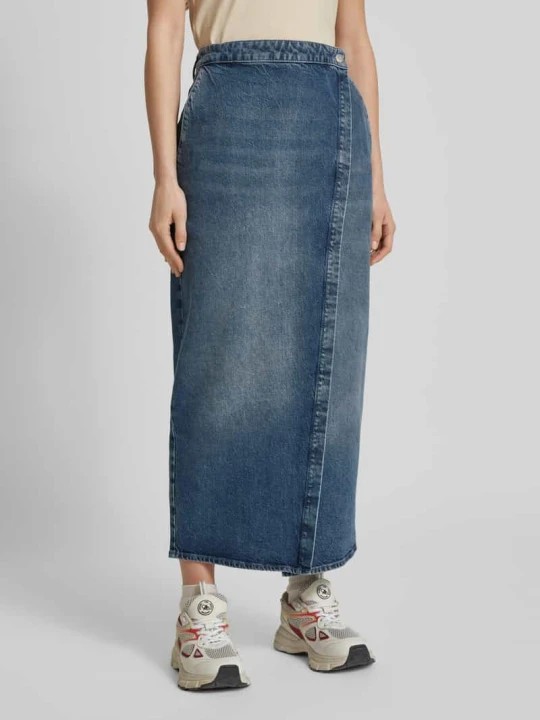 Zdjęcie produktu Spódnica jeansowa z wpuszczanymi kieszeniami Armani Exchange Niebieski