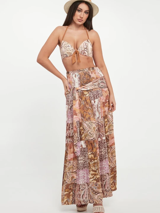 Zdjęcie produktu Spódnica maxi z wzorem paisley LIU JO