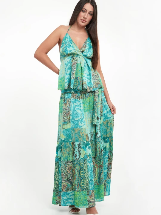 Zdjęcie produktu Spódnica maxi z wzorem paisley LIU JO