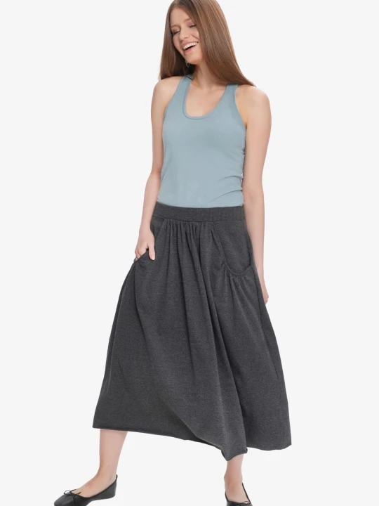 Zdjęcie produktu Spódnica midi BIBIANA : Rozmiar - L 5905068255650 By Insomnia