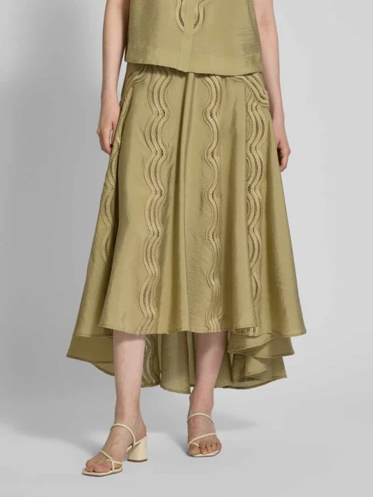 Zdjęcie produktu Spódnica midi o linii A model ‘COLE’ CPH MUSE Khaki