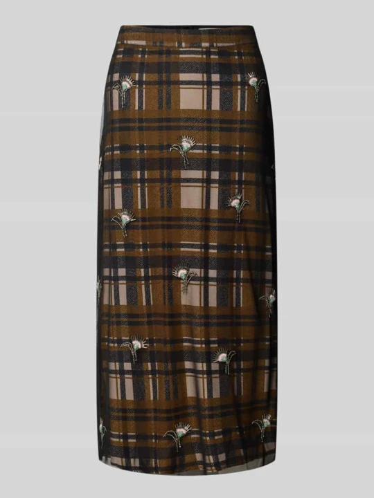 Zdjęcie produktu Spódnica midi o swobodnym kroju z czystej bawełny model 'KATE' Essentiel Antwerp Czarny