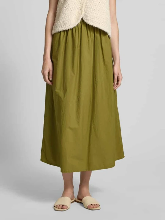 Zdjęcie produktu Spódnica midi z elastycznym pasem model ‘BAILOW’ American Vintage Khaki