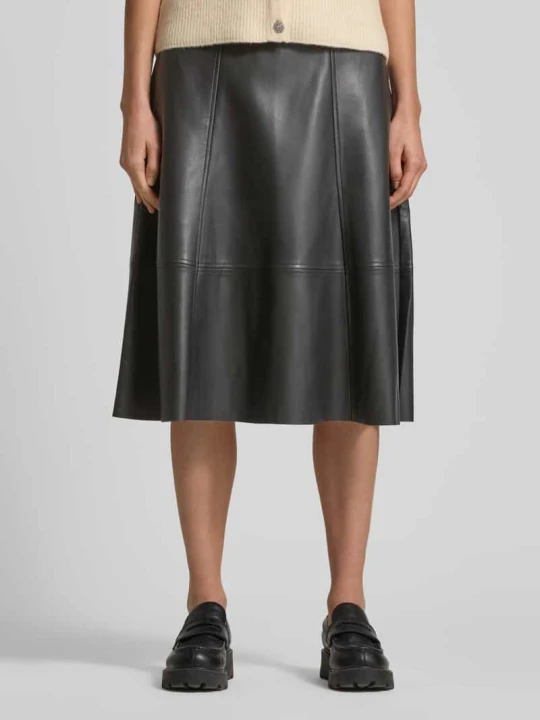 Zdjęcie produktu Spódnica midi z imitacji skóry model ‘BECKIE’ Soyaconcept Czarny