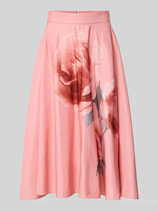 Zdjęcie produktu Spódnica midi z kwiatowym nadrukiem model 'Darra' Ted Baker Koralowy