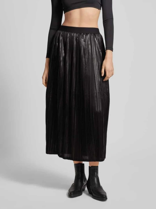 Zdjęcie produktu Spódnica midi z plisami model ‘Snow’ Only Czarny