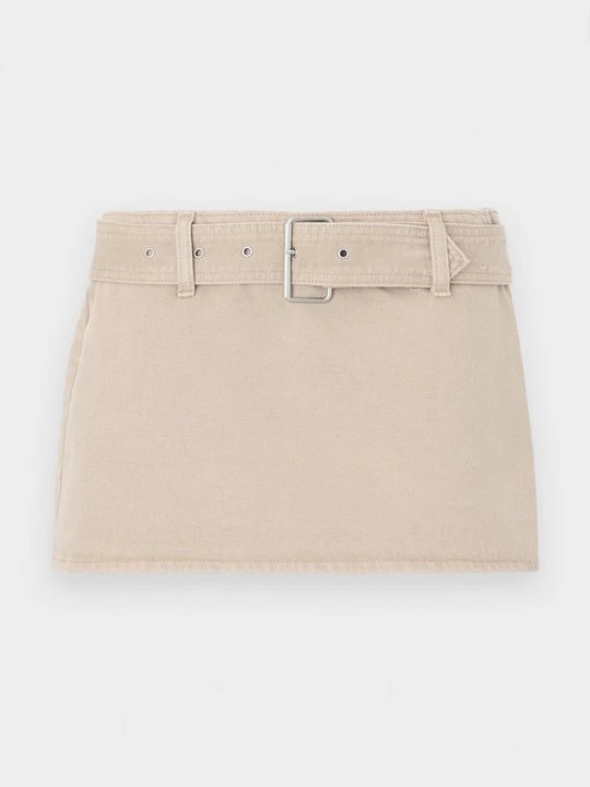 Zdjęcie produktu Spódnica mini Abercrombie & Fitch beżowy