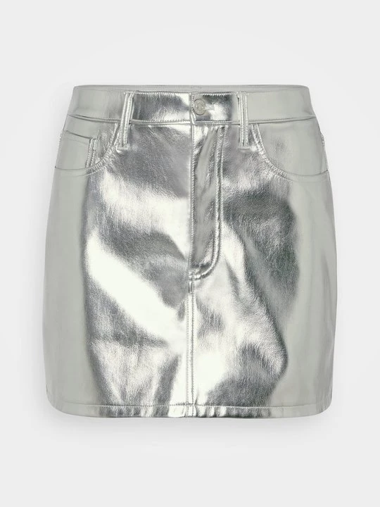 Zdjęcie produktu Spódnica mini Abercrombie & Fitch jasnoszary