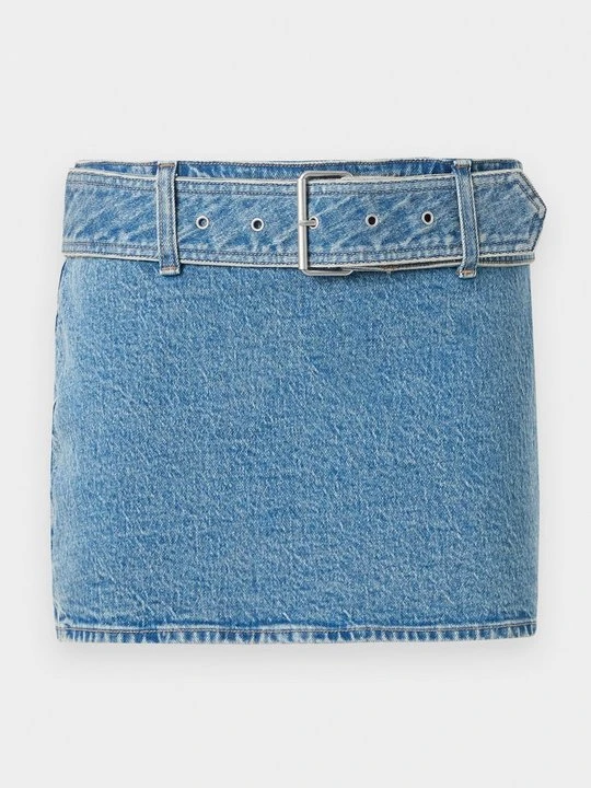 Zdjęcie produktu Spódnica mini Abercrombie & Fitch niebieski denim