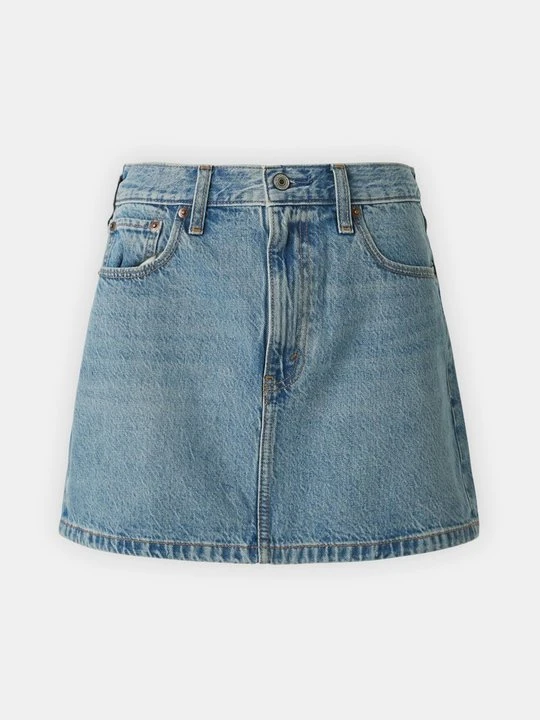 Zdjęcie produktu Spódnica mini Abercrombie & Fitch ciemnoniebieski