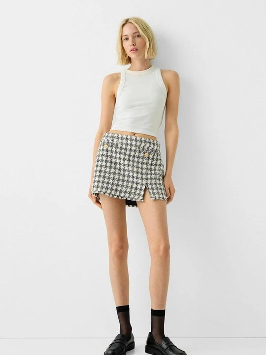 Zdjęcie produktu Spódnica mini Bershka czarny