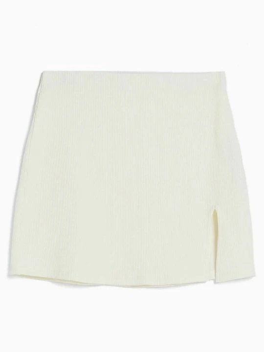 Zdjęcie produktu Spódnica mini Bershka beżowy