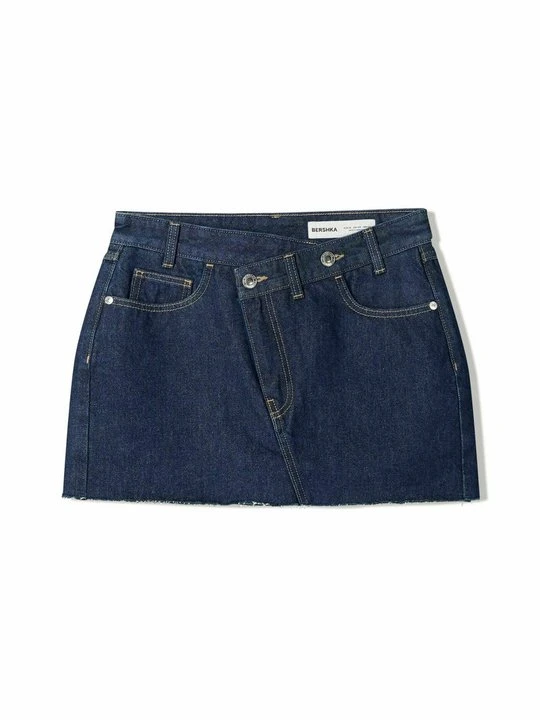 Zdjęcie produktu Spódnica mini Bershka błękit królewski