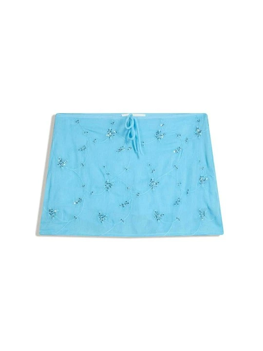 Zdjęcie produktu Spódnica mini Bershka jasnoniebieski