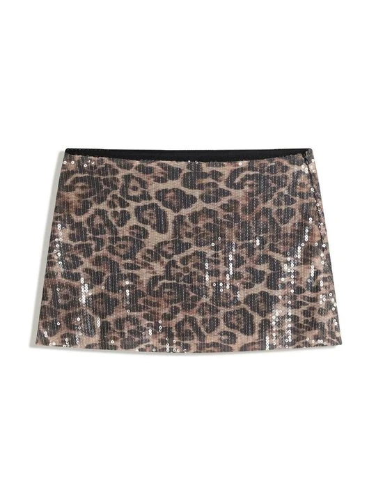 Zdjęcie produktu Spódnica mini Bershka brązowy