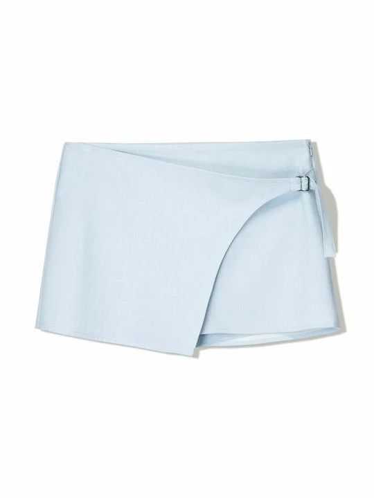 Zdjęcie produktu Spódnica mini Bershka jasnoniebieski