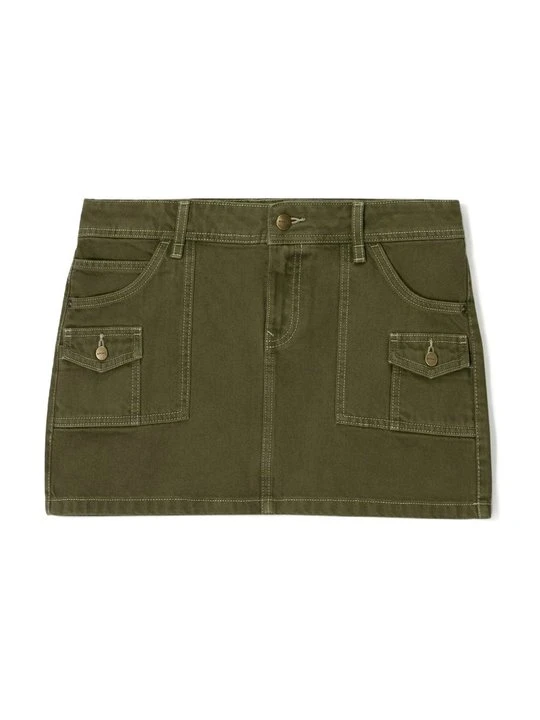 Zdjęcie produktu Spódnica mini Bershka khaki