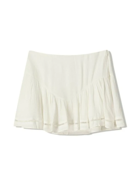 Zdjęcie produktu Spódnica mini Bershka biały