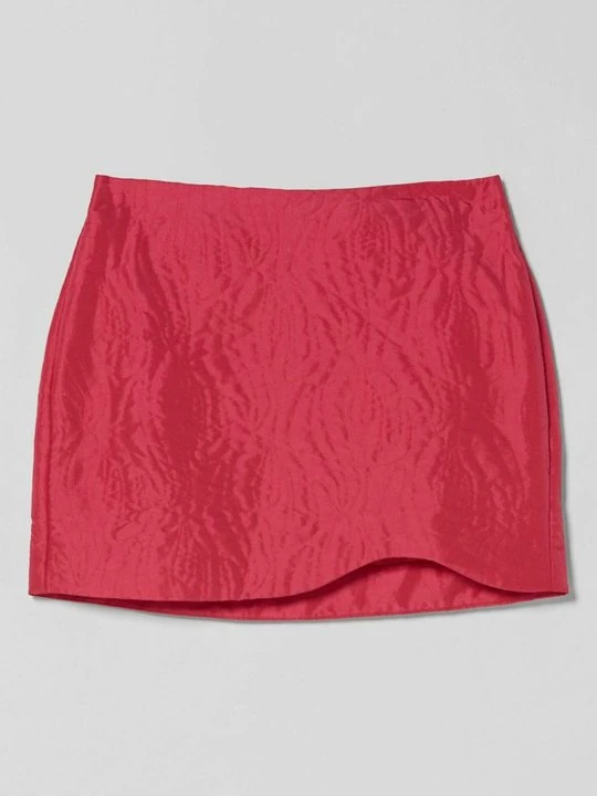 Zdjęcie produktu Spódnica mini Bershka ciemnoliliowy