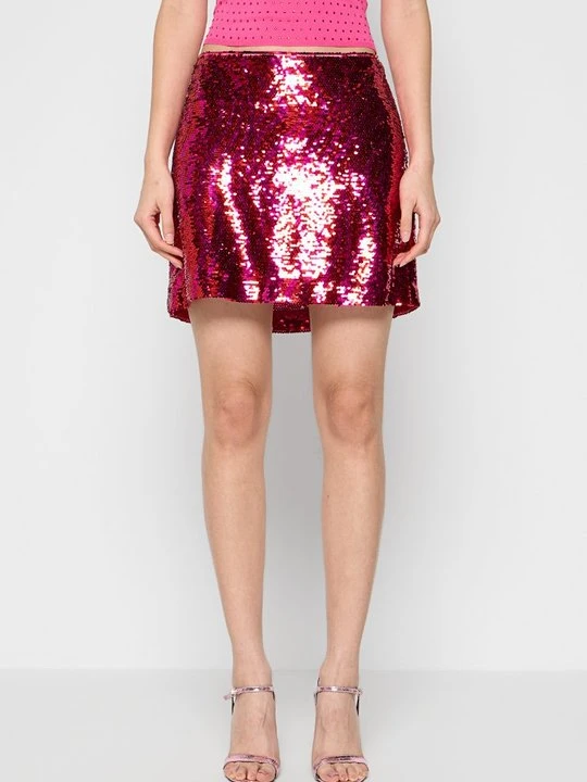 Zdjęcie produktu Spódnica mini Chiara Ferragni jasnoróżowy