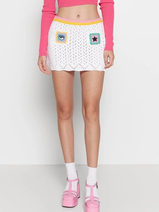 Zdjęcie produktu Spódnica mini Chiara Ferragni biały