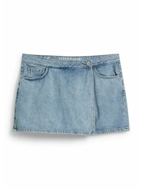 Zdjęcie produktu Spódnica mini CLOCKHOUSE jasnoniebieski denim