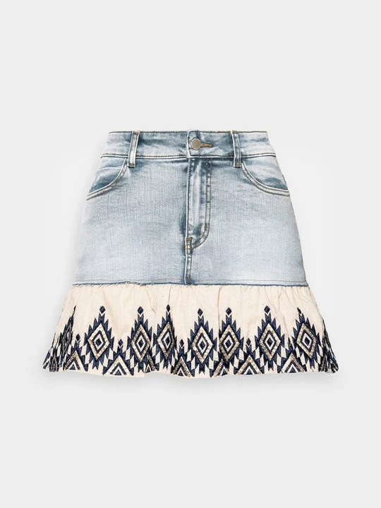 Zdjęcie produktu Spódnica mini Desigual niebieski denim
