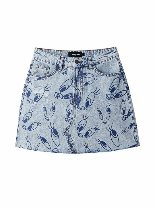 Zdjęcie produktu Spódnica mini Desigual niebieski