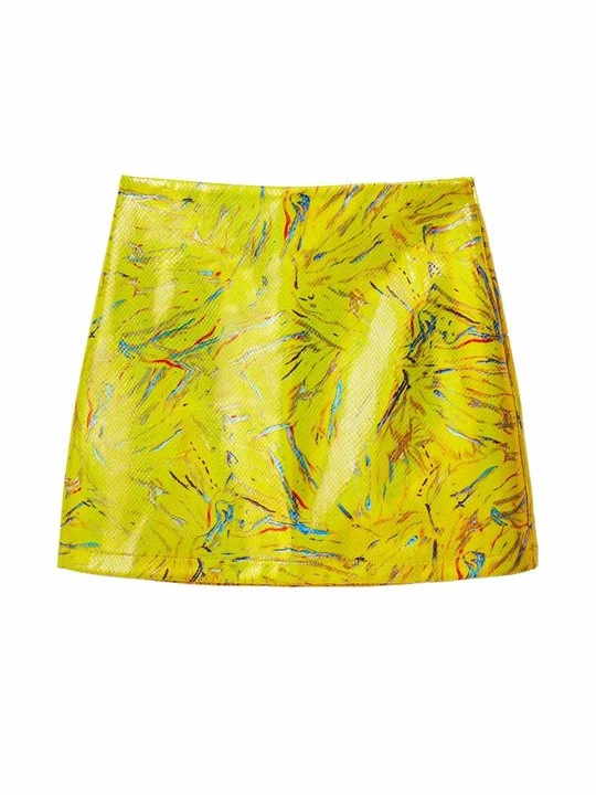 Zdjęcie produktu Spódnica mini Desigual żółty