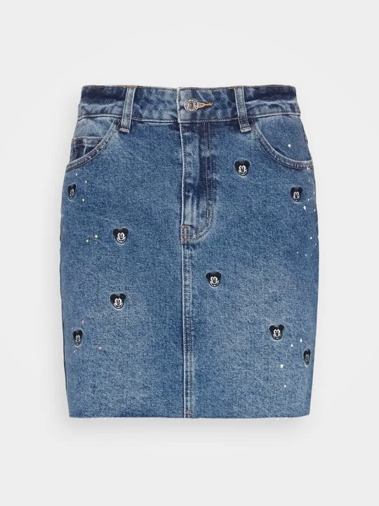 Zdjęcie produktu Spódnica mini Desigual niebieski denim