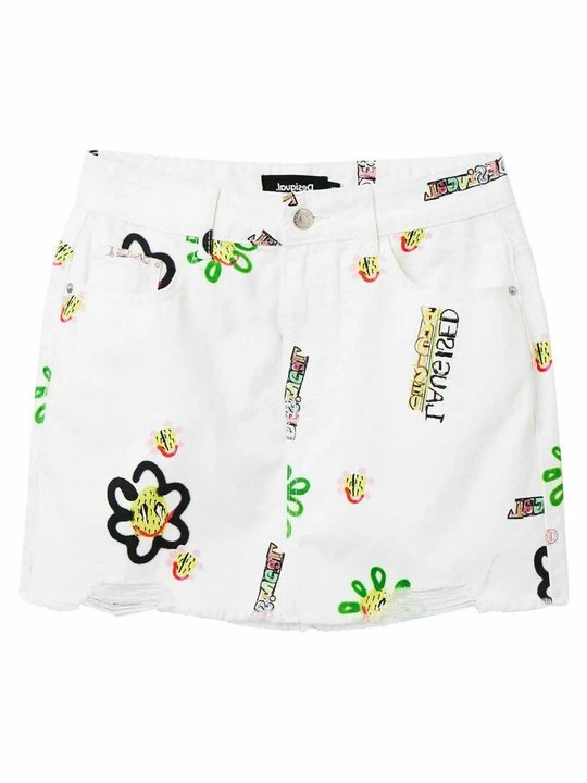 Zdjęcie produktu Spódnica mini Desigual biały