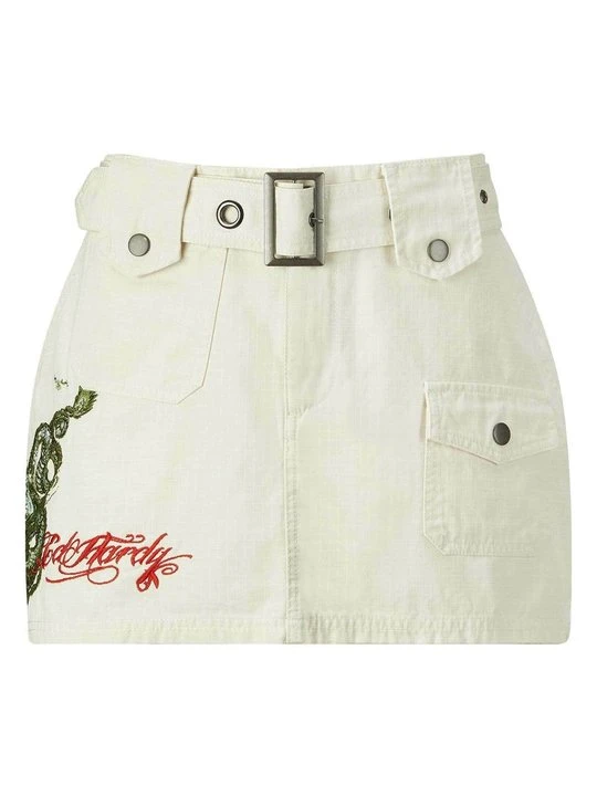 Zdjęcie produktu Spódnica mini Ed Hardy beżowy