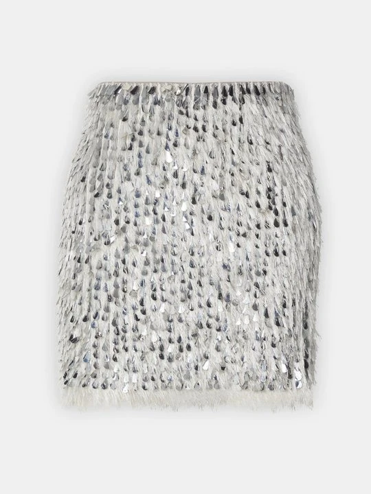 Zdjęcie produktu Spódnica mini Elisabetta Franchi szary