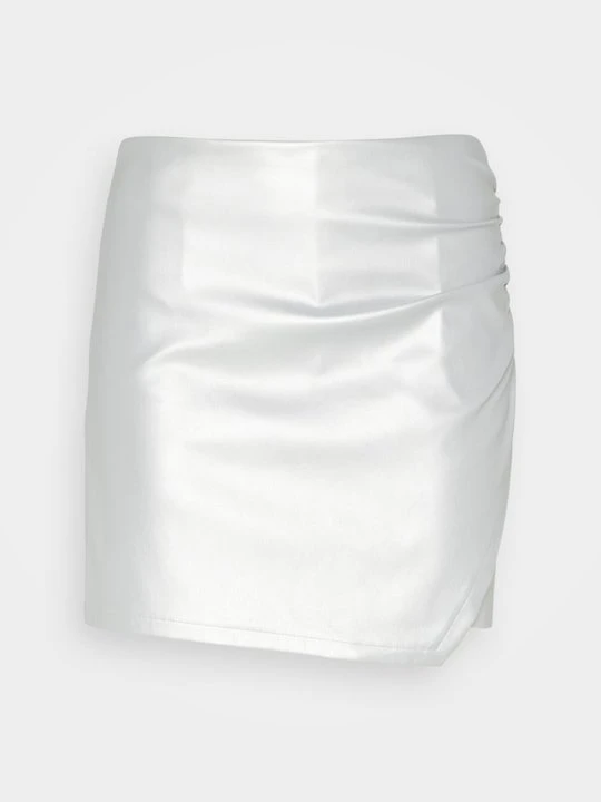 Zdjęcie produktu Spódnica mini Even&Odd By Zalando srebrny