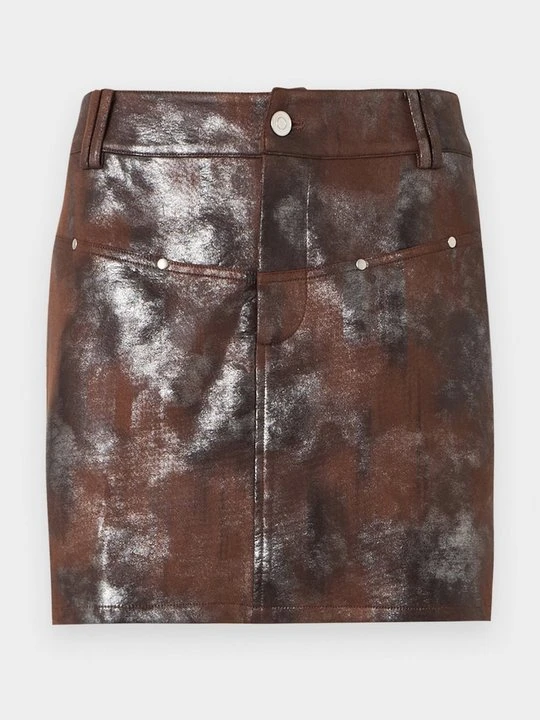 Zdjęcie produktu Spódnica mini Even&Odd By Zalando brązowy melanż