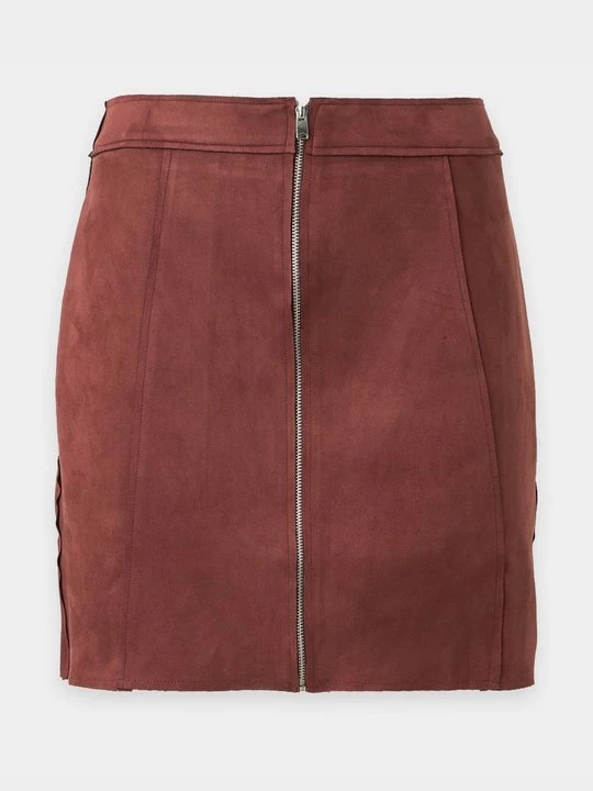 Zdjęcie produktu Spódnica mini Even&Odd By Zalando bordowy