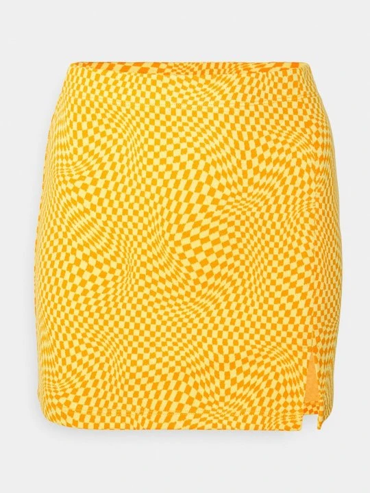 Zdjęcie produktu Spódnica mini Even&Odd pomarańczowy