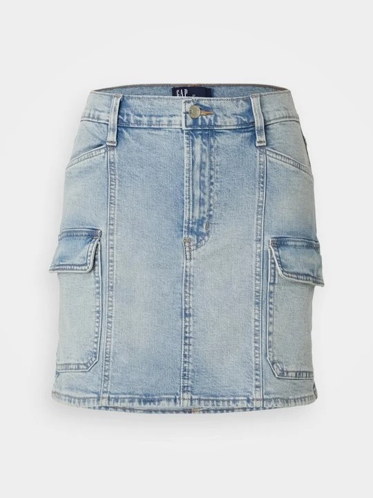 Zdjęcie produktu Spódnica mini GAP jasnoniebieski denim