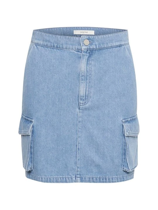Zdjęcie produktu Spódnica mini Gestuz niebieski denim