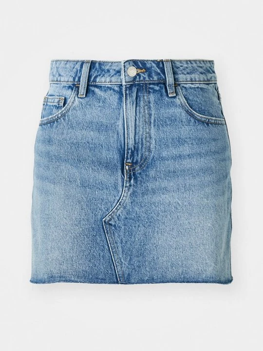 Zdjęcie produktu Spódnica mini Gina Tricot niebieski denim