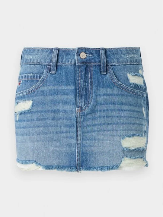 Zdjęcie produktu Spódnica mini Hollister Co. ciemnoniebieski