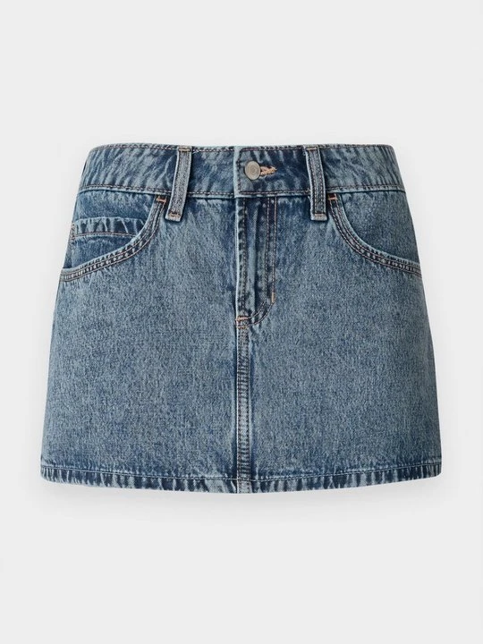 Zdjęcie produktu Spódnica mini Hollister Co. jasnoniebieski denim