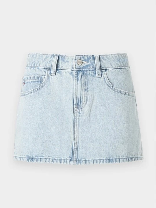 Zdjęcie produktu Spódnica mini Hollister Co. jasnoniebieski denim