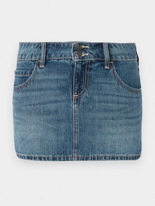 Zdjęcie produktu Spódnica mini Hollister Co. jasnoniebieski denim