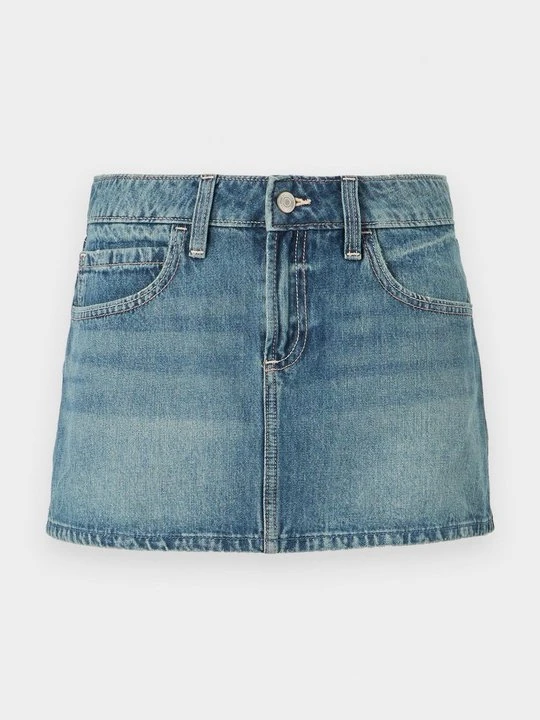 Zdjęcie produktu Spódnica mini Hollister Co. niebieski denim