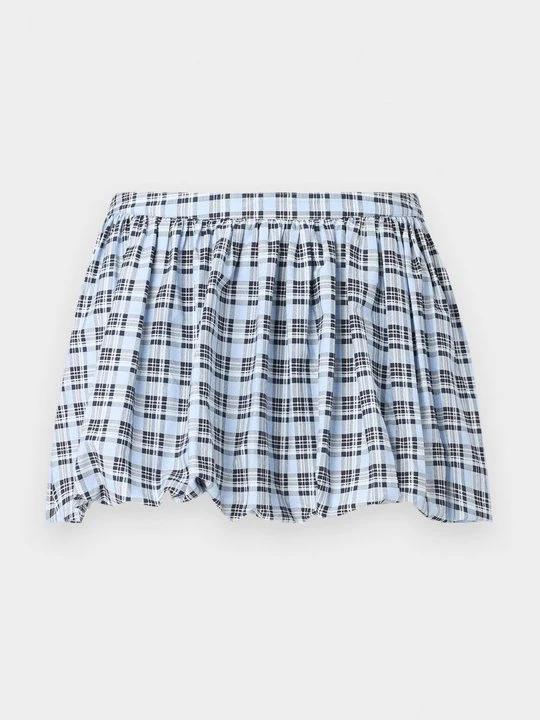 Zdjęcie produktu Spódnica mini Hollister Co. niebieski
