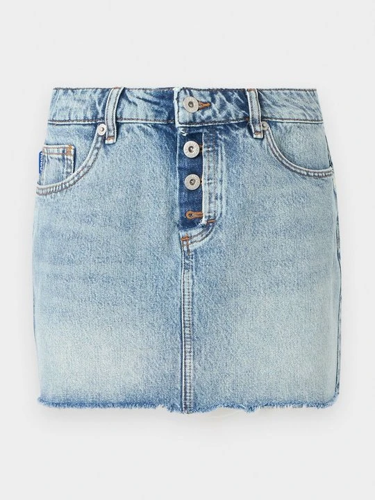 Zdjęcie produktu Spódnica mini Hugo niebieski denim