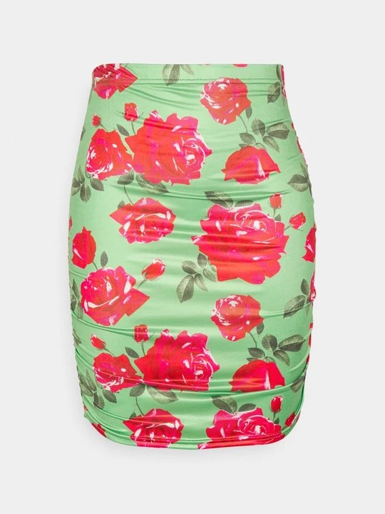 Zdjęcie produktu Spódnica mini In The Style zielony